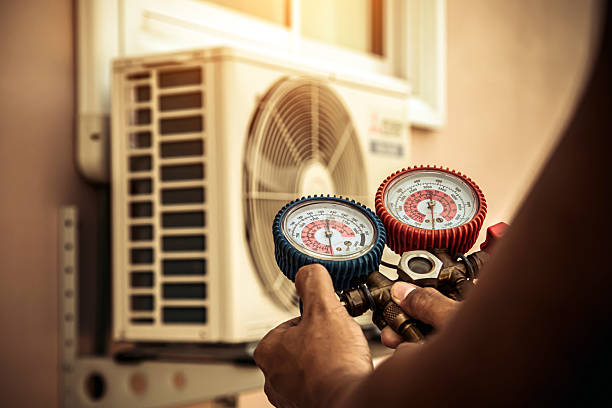 Professional Hvac technician working in Bradford, PA